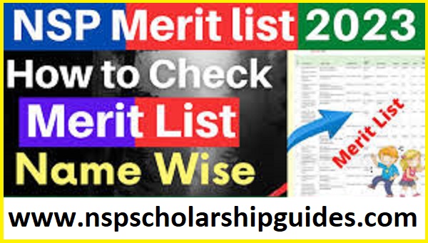NSP Scholarship Online Merit list For Student