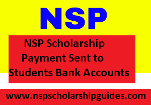 NSP Scholarship Payment Sent to Students Bank Accounts